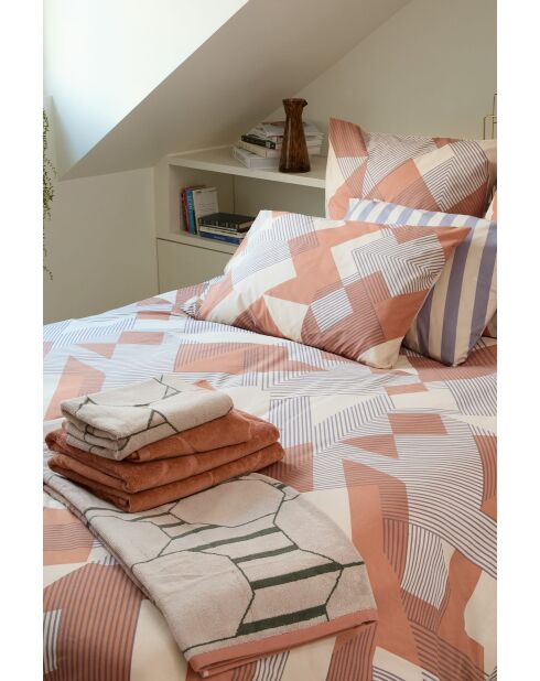 Housse de couette Stella rose clair - 140x200 cm