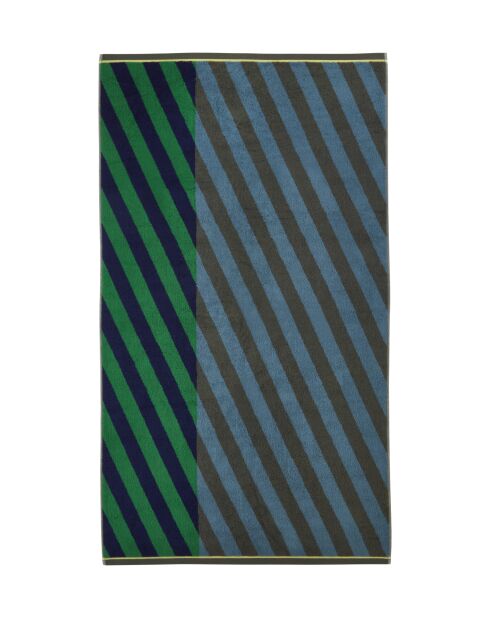 Serviette Diagonal bleue