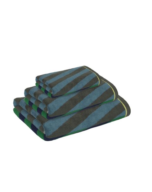 Serviette Diagonal bleue