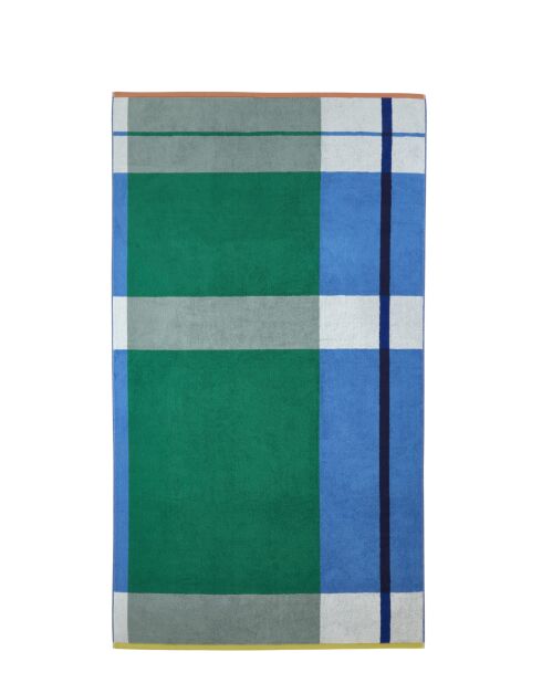Serviette Colorblock verte