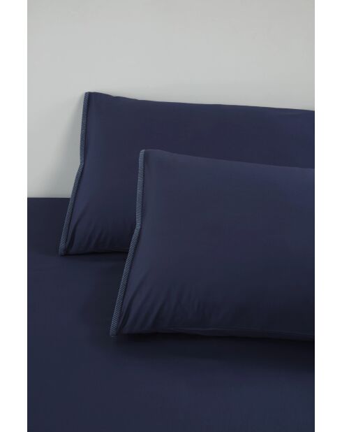 Drap-housse Plain Dyed bleu marine