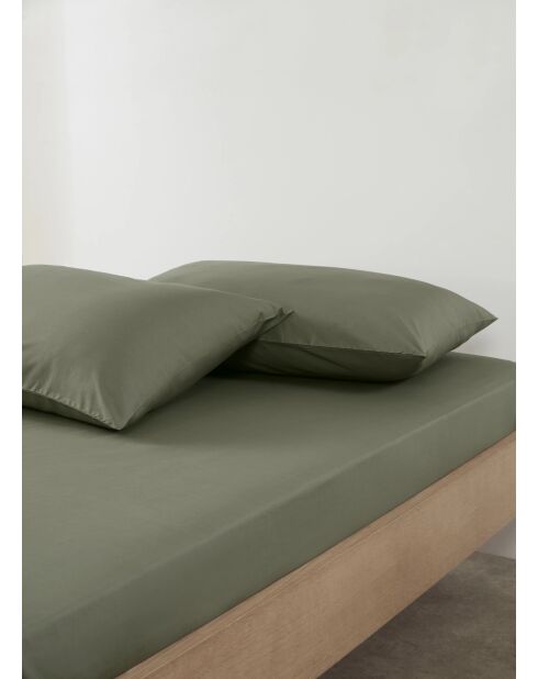 Drap-housse Plain Dyed kaki