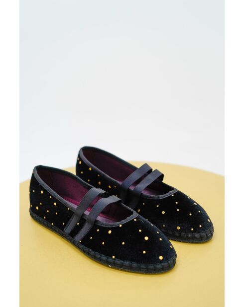 Ballerines Terciopelo noires