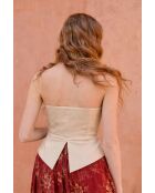 Top en coton Mausi Liso champan