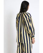 Blauwe katoenen blouse Venice Barras
