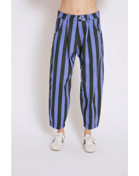 Jean en coton Boyfriend Barras vert