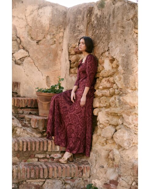 Robe Ramona Damasco terracota