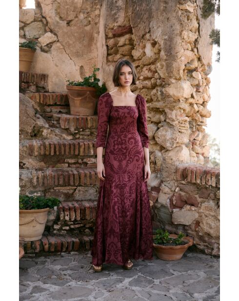 Robe Ramona Damasco terracota
