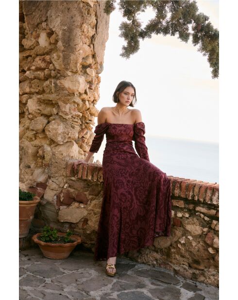 Robe Ramona Damasco terracota