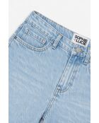 Blauwe katoenen jeans Carlota Bleach
