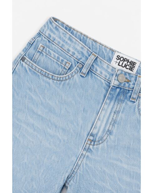 Jeans Carlota Bleach in cotone blu