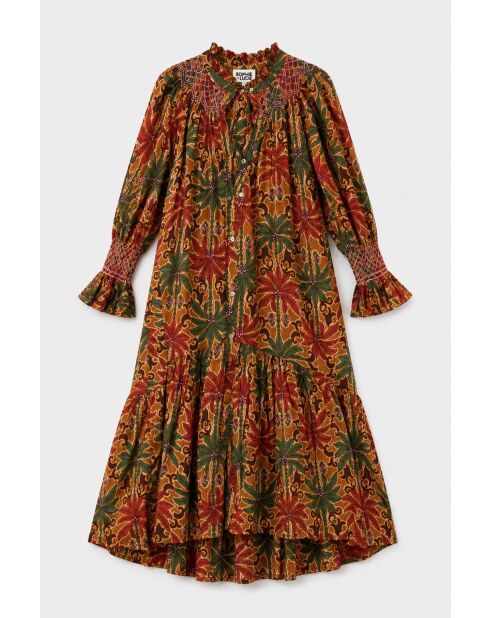 Tula Palmas Teja-Baumwollkleid
