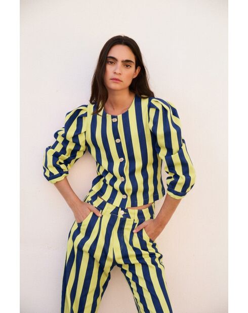Blaue Baumwolljacke von Farol Barras
