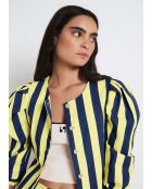 Blauwe katoenen jas van Farol Barras