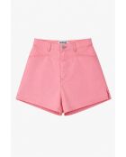 Shorts in cotone rosa Corse Canbas