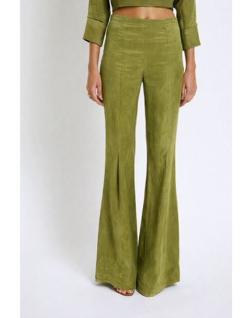 Pantaloni Icon Cupro verde oliva