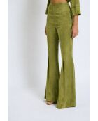 Pantaloni Icon Cupro verde oliva