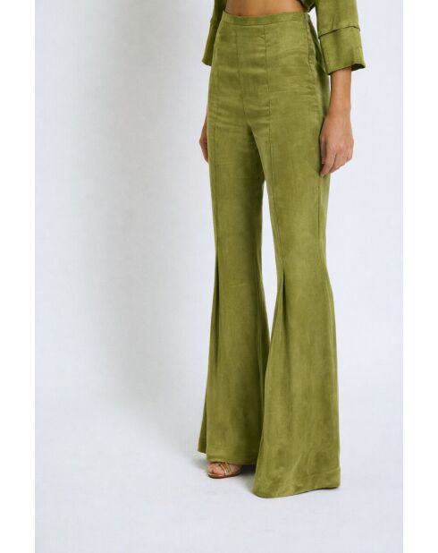 Pantaloni Icon Cupro verde oliva