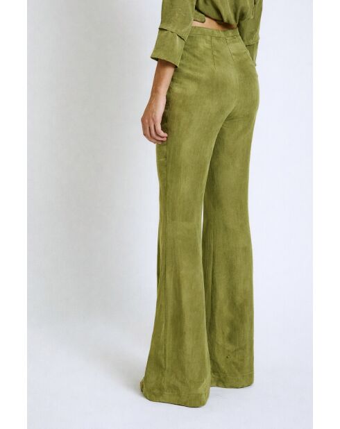 Pantaloni Icon Cupro verde oliva