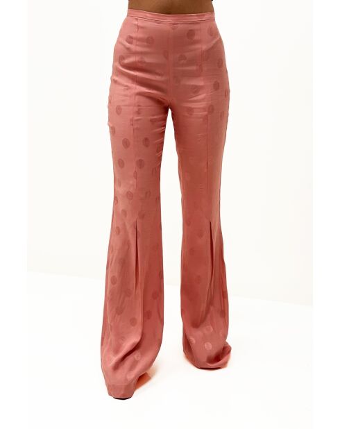 Pantaloni Icon Jcq Cafe rosa