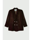 Braune Icon Samtjacke