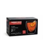 2 Verres à cappuccino Globo Thermic Glass transparents - 23 cl