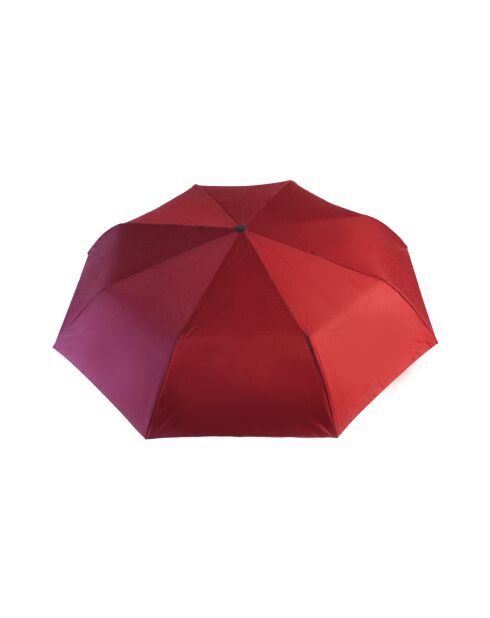 Parapluie pliable automatique Biggdesign Moods Up bordeaux rouge - D. 98 cm