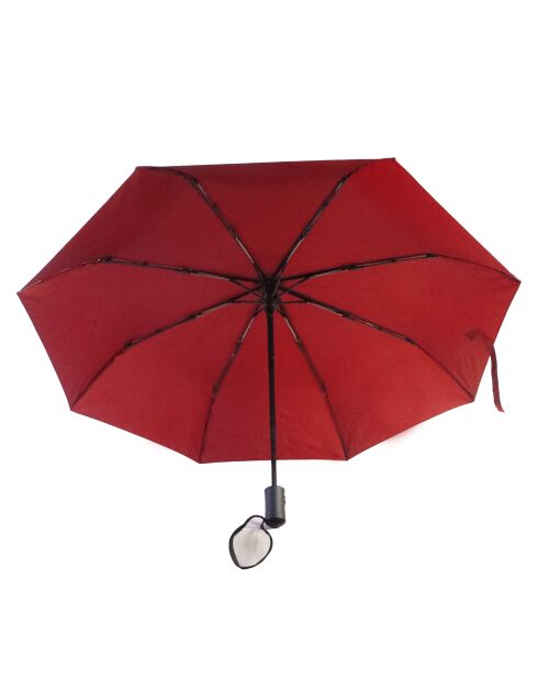 Parapluie pliable automatique Biggdesign Moods Up bordeaux rouge - D. 98 cm
