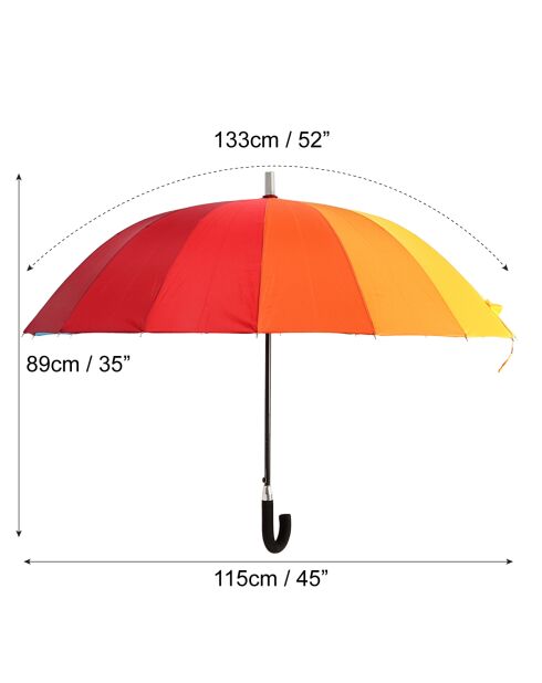 Parapluie Biggdesign Moods Up Rainbow multicolore