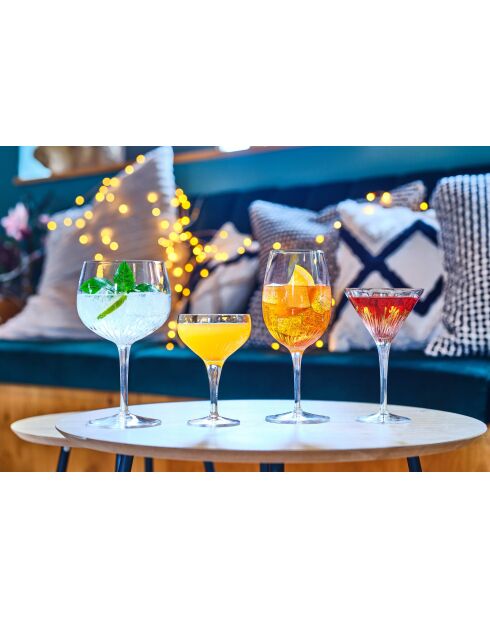 6 klare Mixology Spanish Gin & Tonic Gläser, 80 cl