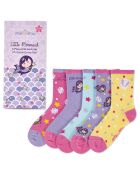 Confezione da 5 paia di calzini per bambini Milk&Moo 27-30 multicolori