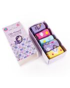 Confezione da 5 paia di calzini per bambini Milk&Moo 27-30 multicolori