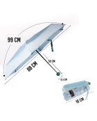 Parapluie pliable Biggdesign Moods Up turquoise