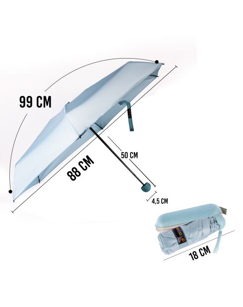 Parapluie pliable Biggdesign Moods Up turquoise