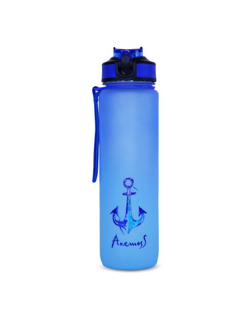 Bouteille d'eau Anemoss bleue - 1 L