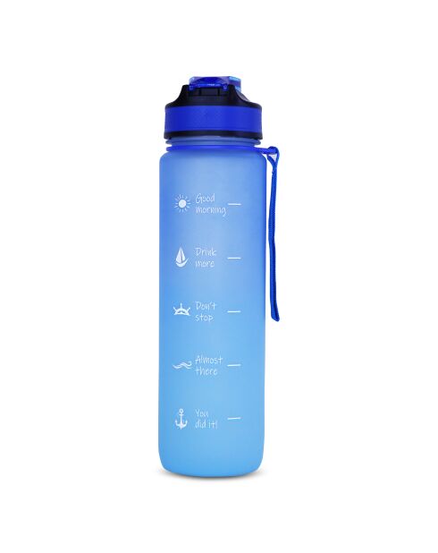 Bouteille d'eau Anemoss bleue - 1 L