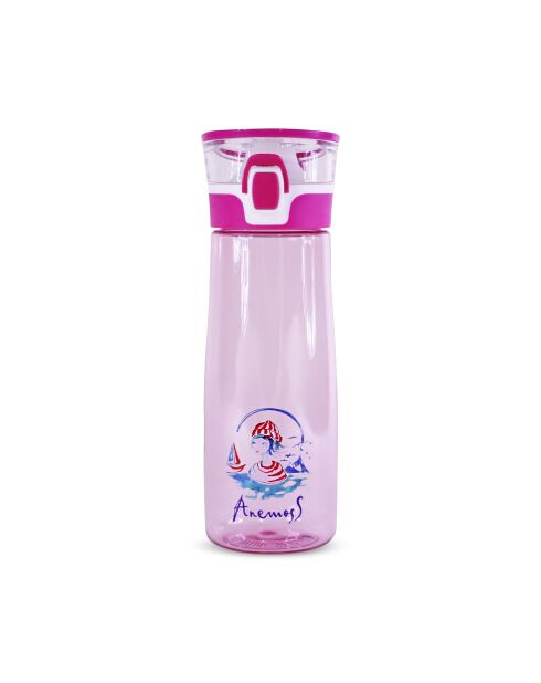 Bouteille d'eau en plastique Anemoss pourpre - 600 ml