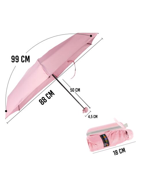 Ombrello pieghevole rosa Moods Up Biggdesign