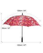 Ombrello pieghevole multicolore Biggdesign Dogs - 138 cm