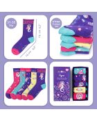 Pack de 5 pares de calcetines multicolores Milk&Moo Ayris 31-35 para niños