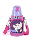 Bouteille d'eau Milk&Moo Mermaid violette - 20,5 x 8 cm