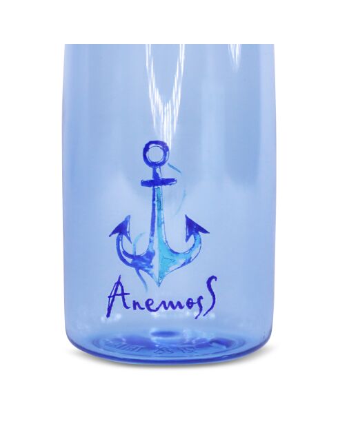 Bouteille d'eau en plastique Anemoss bleue - 600 ml