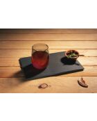6 Verres Borosilicate noires noire - 38 cl