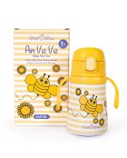 Bouteille d'eau Milk&Moo Bee Thermique jaune- 17 x 8,3 cm