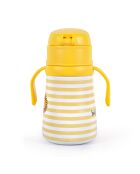 Bouteille d'eau Milk&Moo Bee Thermique jaune- 17 x 8,3 cm
