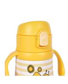 Bouteille d'eau Milk&Moo Bee Thermique jaune- 17 x 8,3 cm