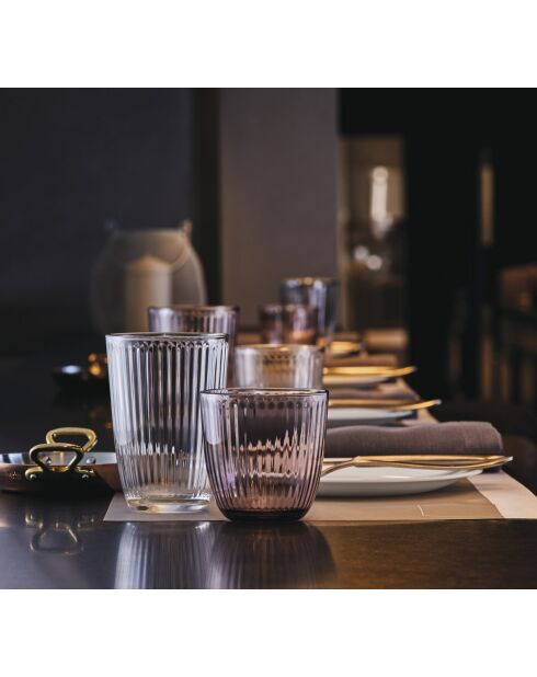12 Verres Longdrink Line transparents - 39 cl