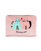 Biggdesign Love Cat roze elektrische warmwaterkruik - 1L