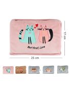Biggdesign Love Cat roze elektrische warmwaterkruik - 1L