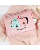 Biggdesign Love Cat roze elektrische warmwaterkruik - 1L